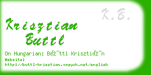 krisztian buttl business card